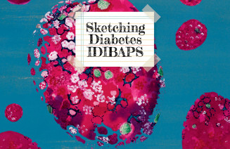 Imatge de la portada del llibre Sketching Diabetis IDIBAPS