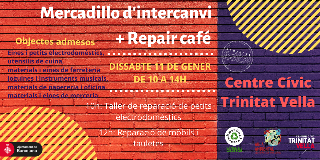 Mercadillo d'intercanvi + Repair Cafè