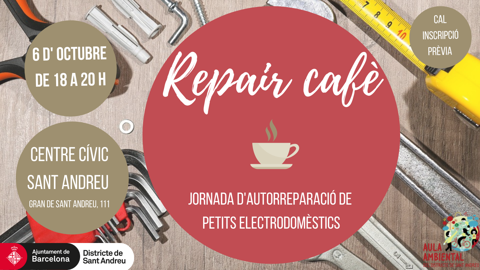 Repair cafè: jornada d'autoreparació de petits electrodomèstics