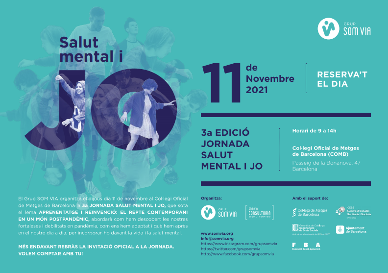 3ª Edició Jornada Salut Mental i Jo