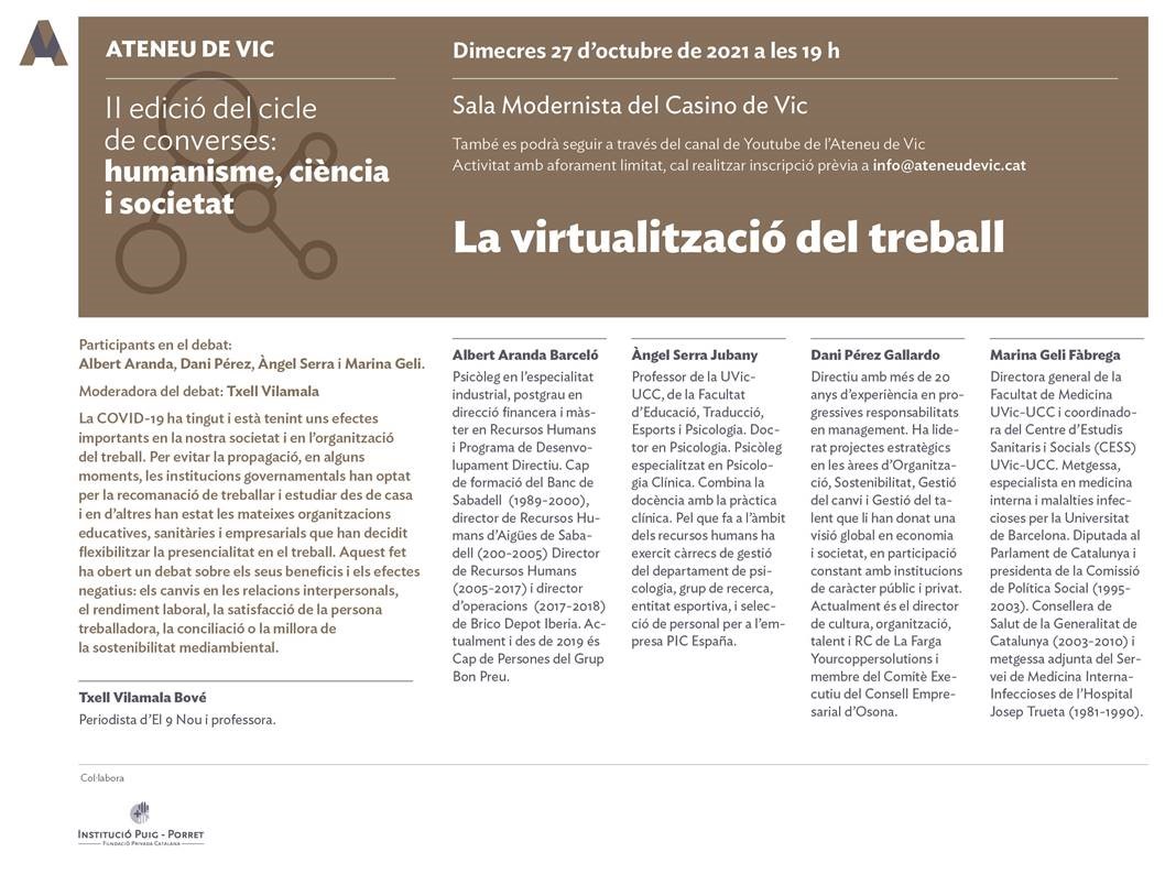 La virtualització del treball