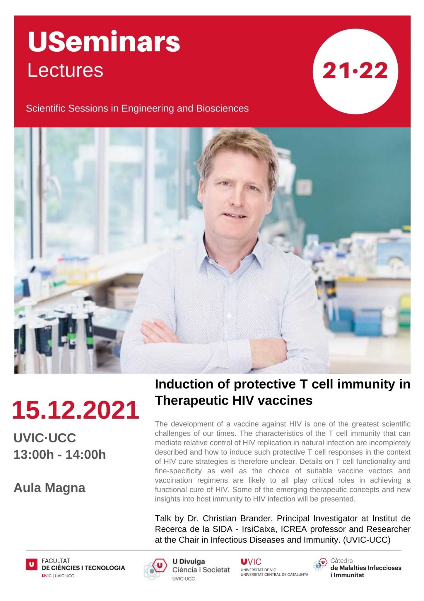 Induction of protective T cell immunity in Therapeutic HIV vaccines