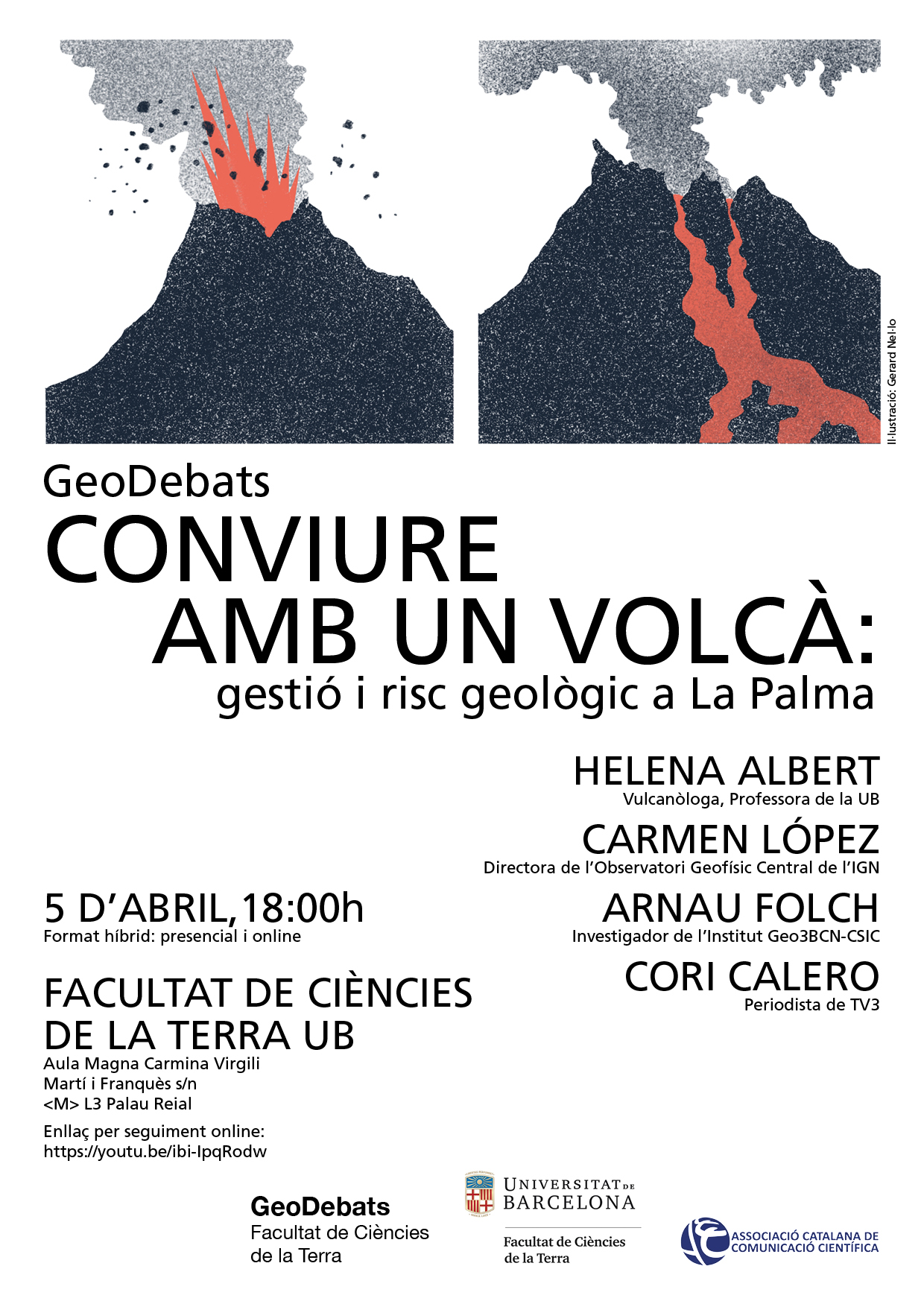 GeoDebat UB: Conviure amb un Volcà