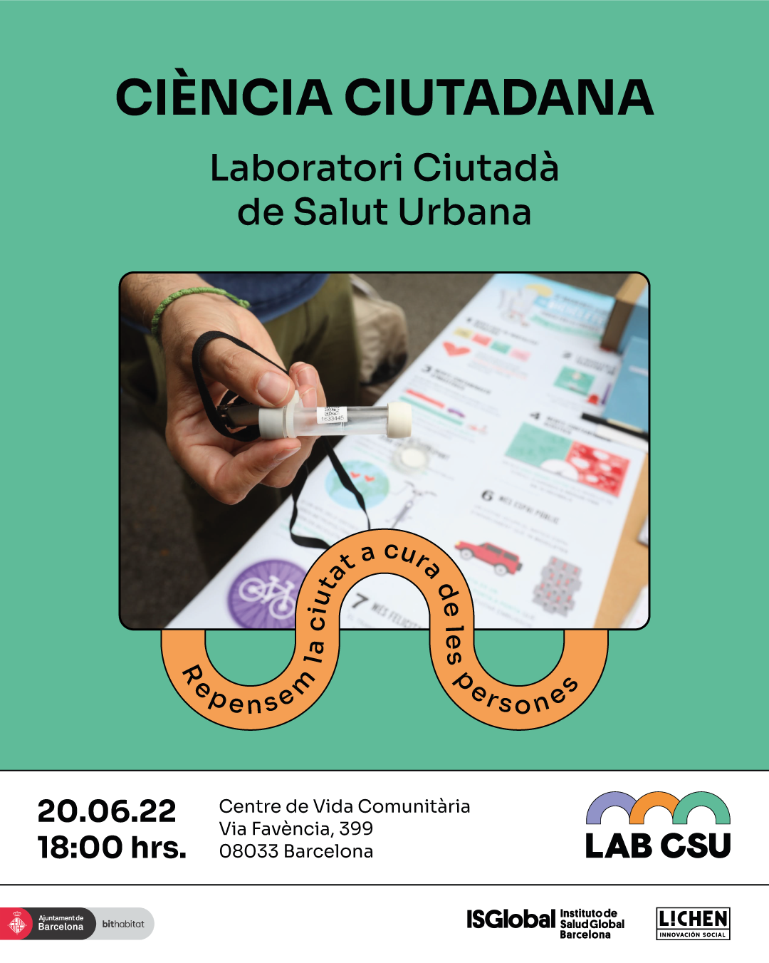 Sesión de ciència ciudadana - Laboratorio de Salud Urbana