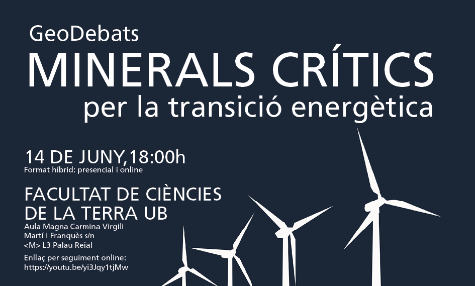 GeoDebats: Minerals crítics per la transició energètica