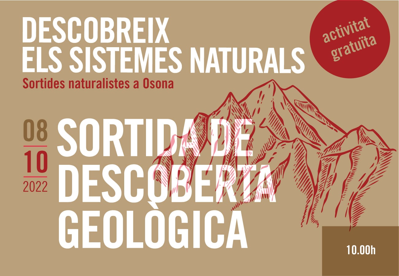 Sortida de descoberta geològica. Sortides naturalistes a Osona 2022