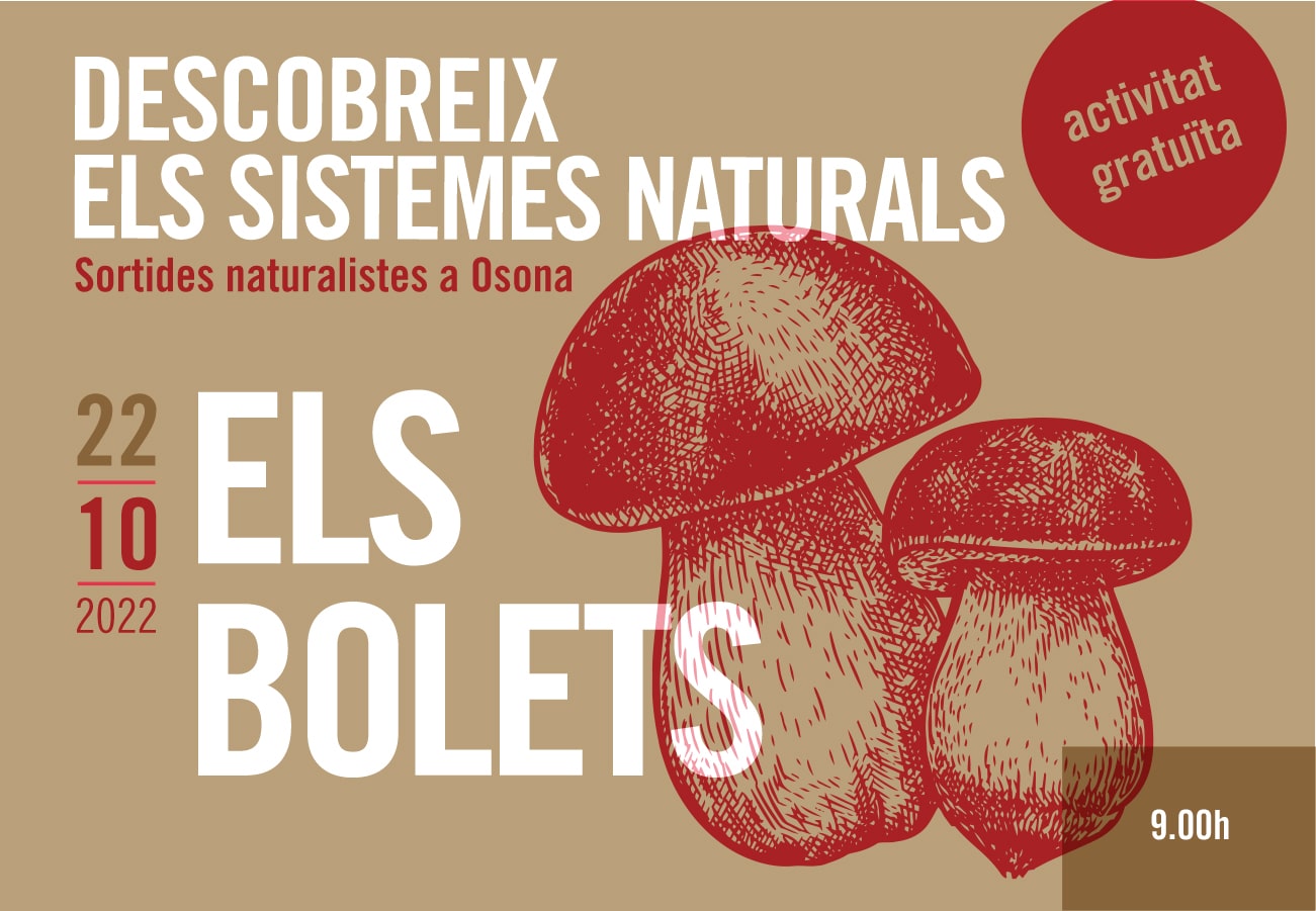 COMPLET Els bolets. Sortides naturalistes a Osona 2022