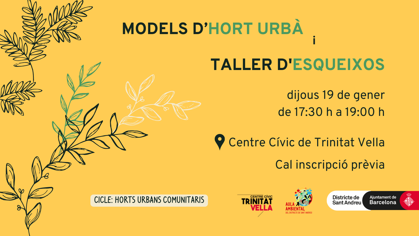 Models d’hort urbà i taller d’esqueixos