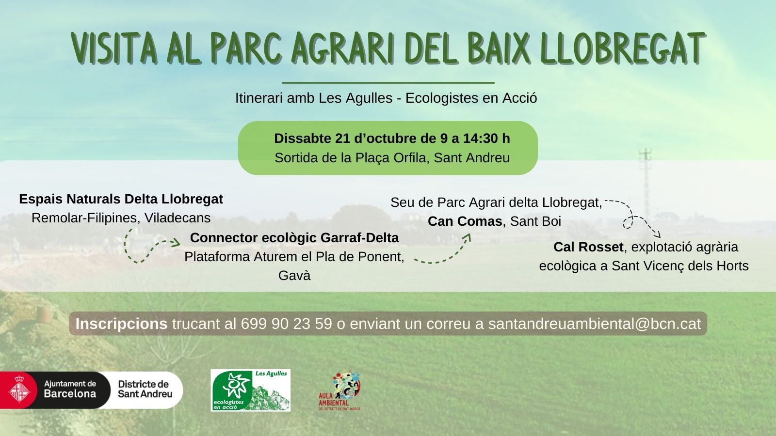 Visita al Parc Agrari del Baix Llobregat