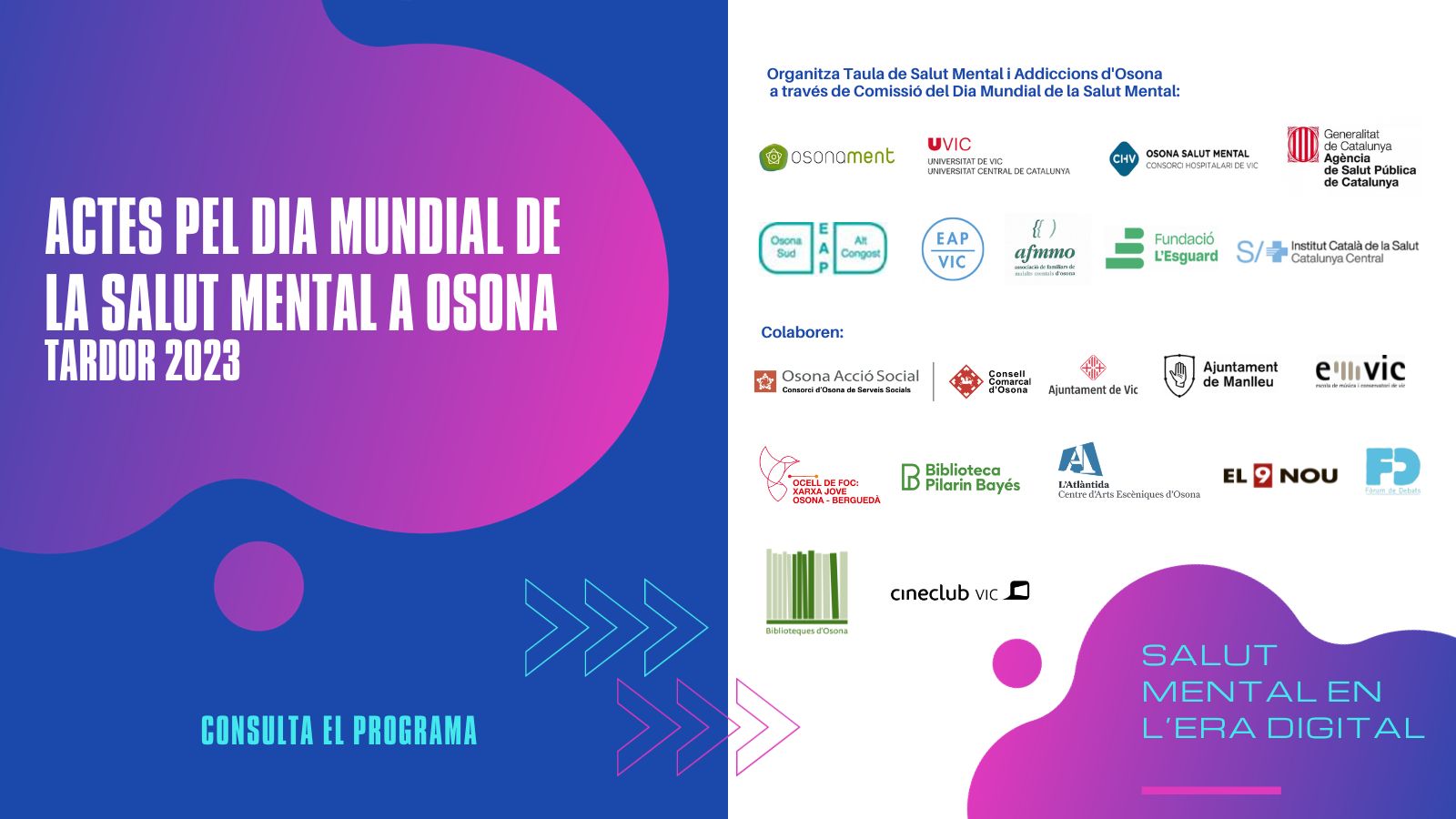 Dia Mundial de la Salut Mental a Osona