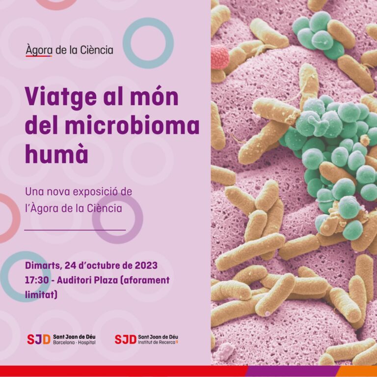 Àgora de la Ciència | Inauguració exposició microbiota