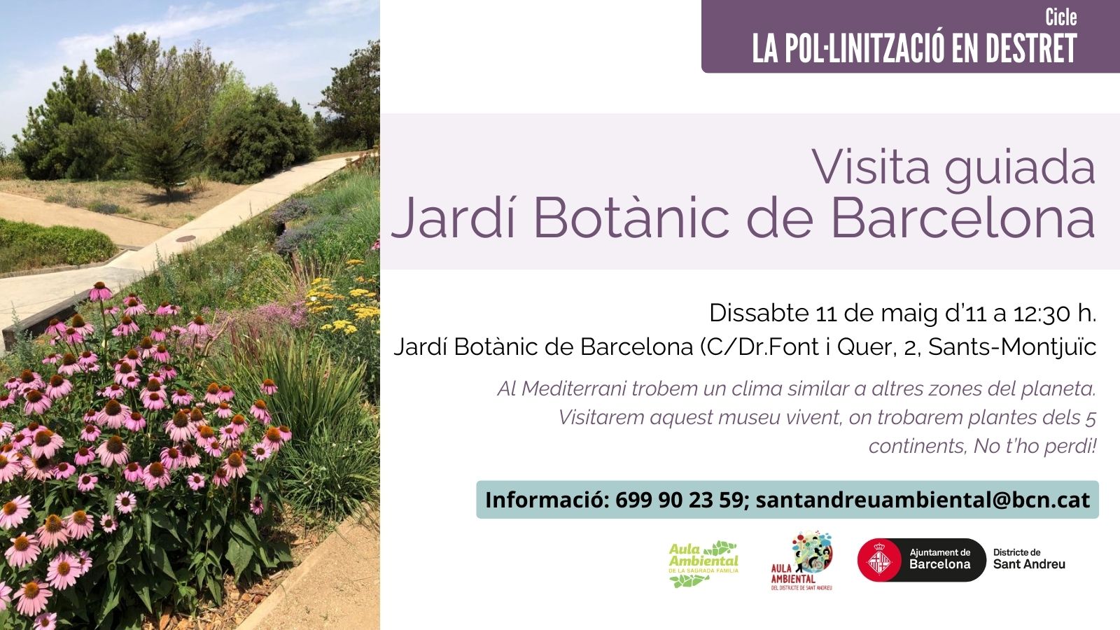 Visita al Jardí Botànic de Barcelona