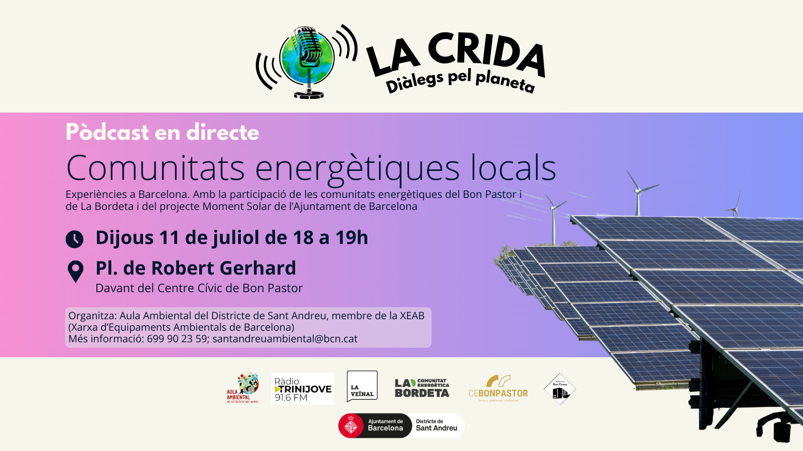 La Crida: comunitats energètiques locals