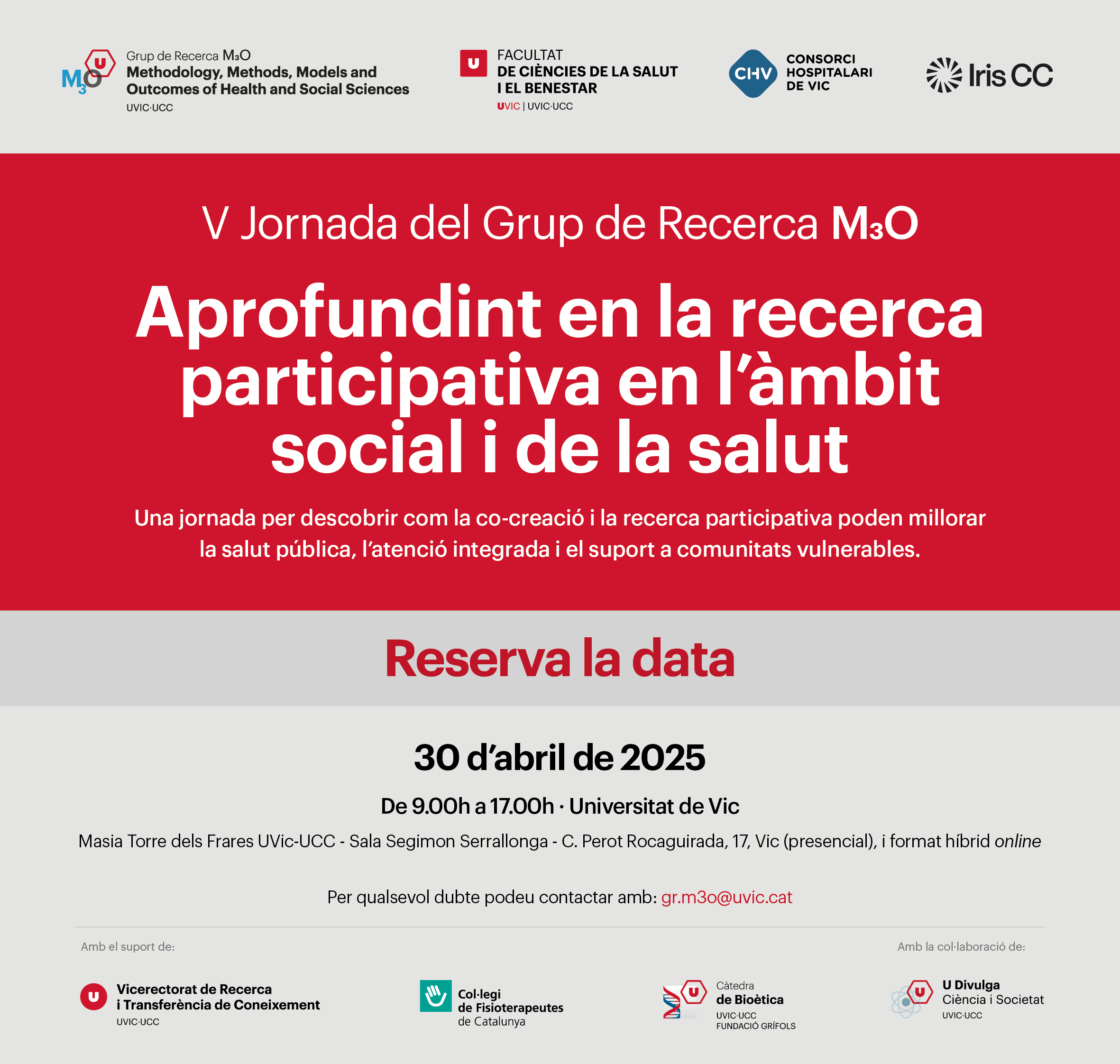 Aprofundint en la Recerca Participativa en l'àmbit Social i de la Salut