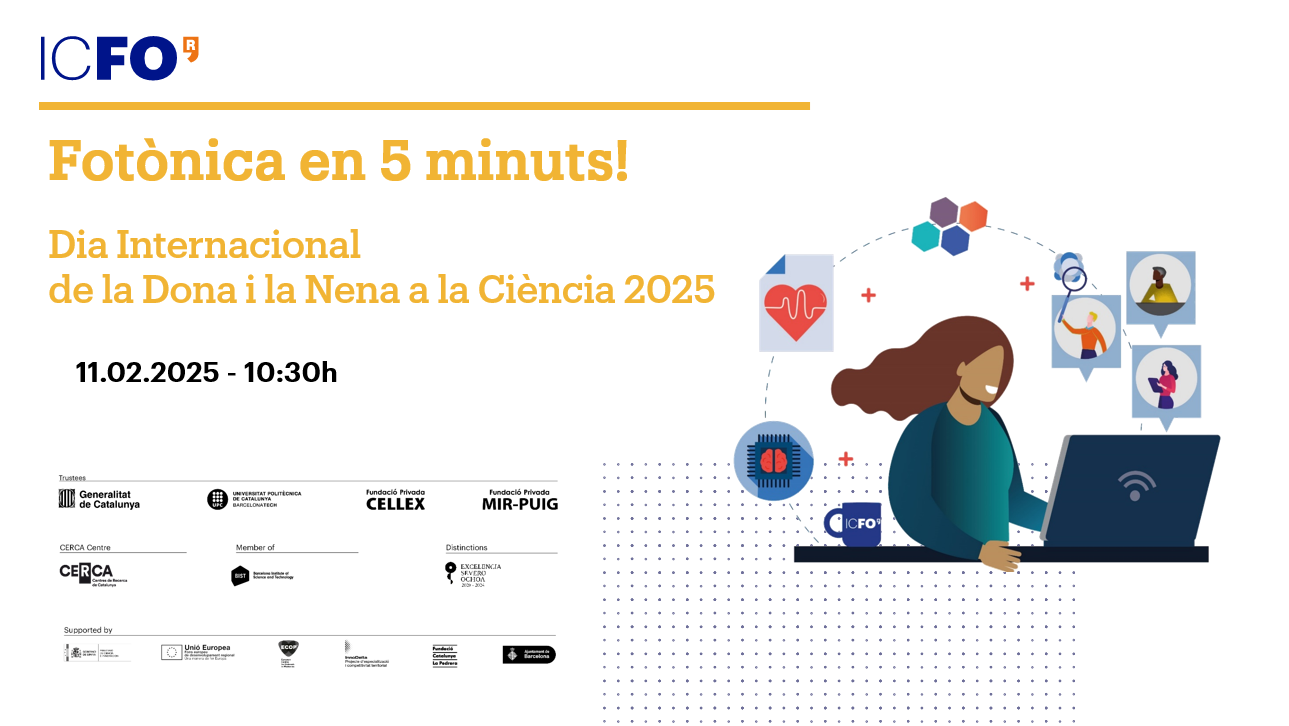 Fotònica en 5 minuts! - Dia Internacional de la Dona i la Nena a la Ciència '25